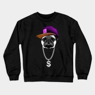 Hiphoper pug Crewneck Sweatshirt